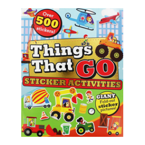 THINGS THAT GO STICKER & ACTIVITY